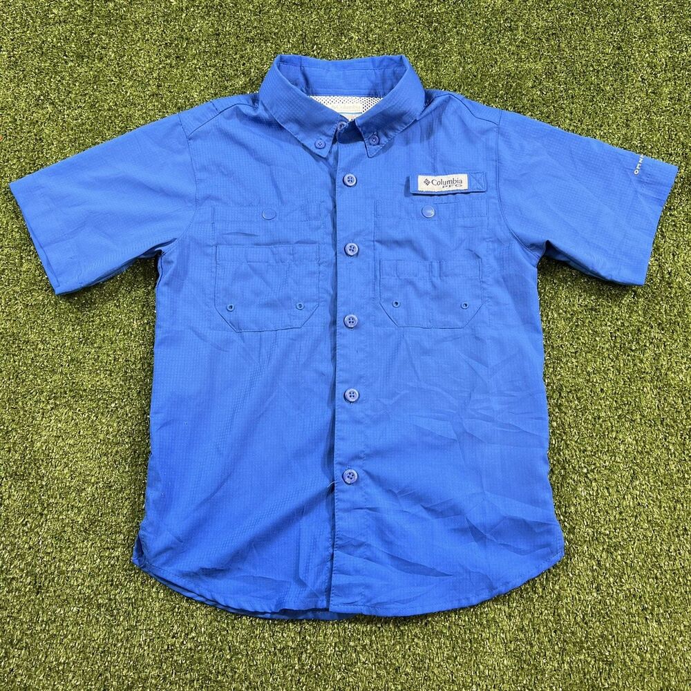 Columbia PFG Bahama Youth S 8 Short Sleeve Omni-Shade